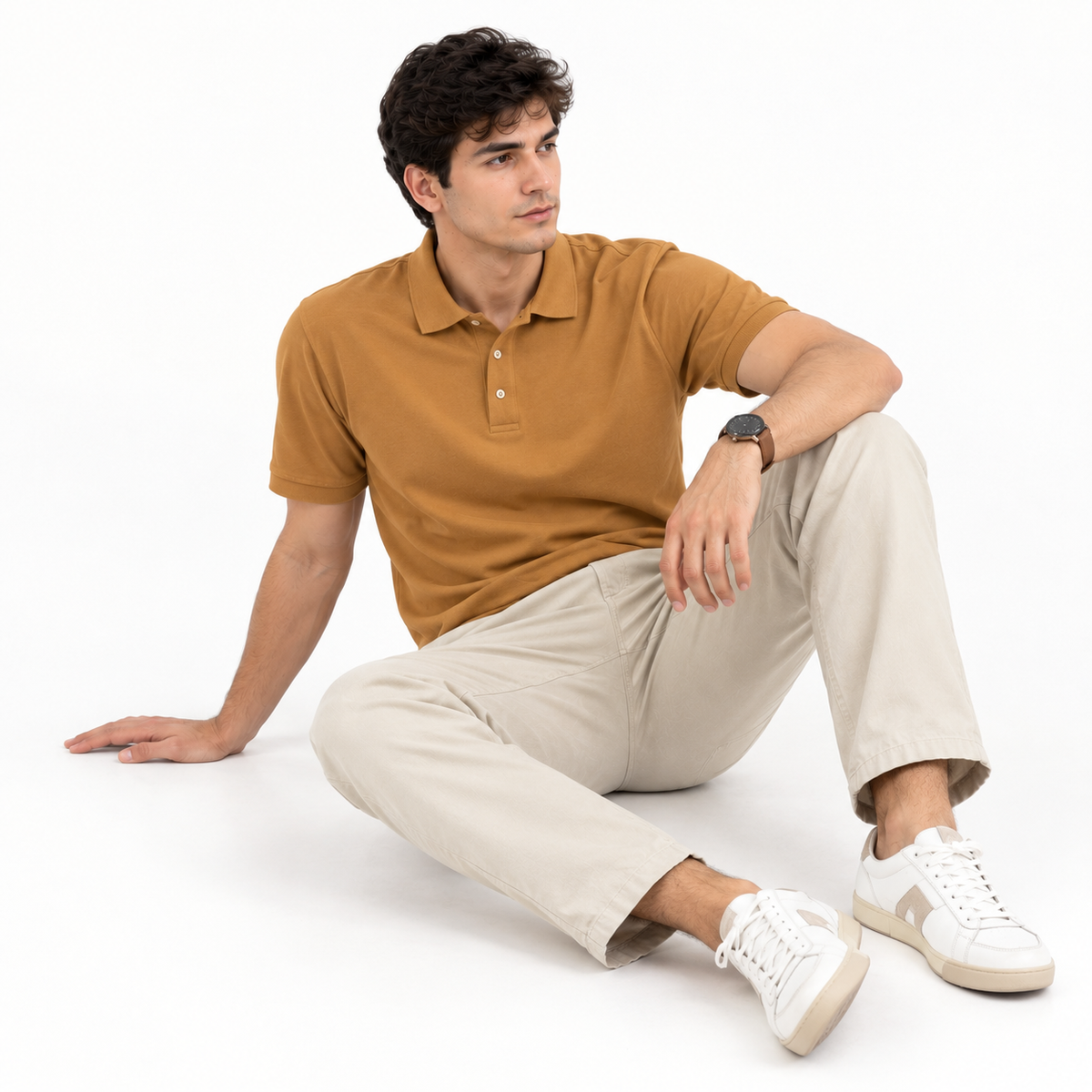Men's Plus Size Classic Fit Short Sleeve Polo Shirt