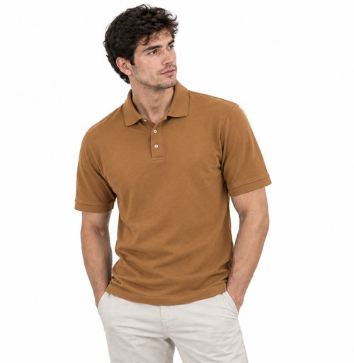 Men's Plus Size Classic Fit Short Sleeve Polo Shirt