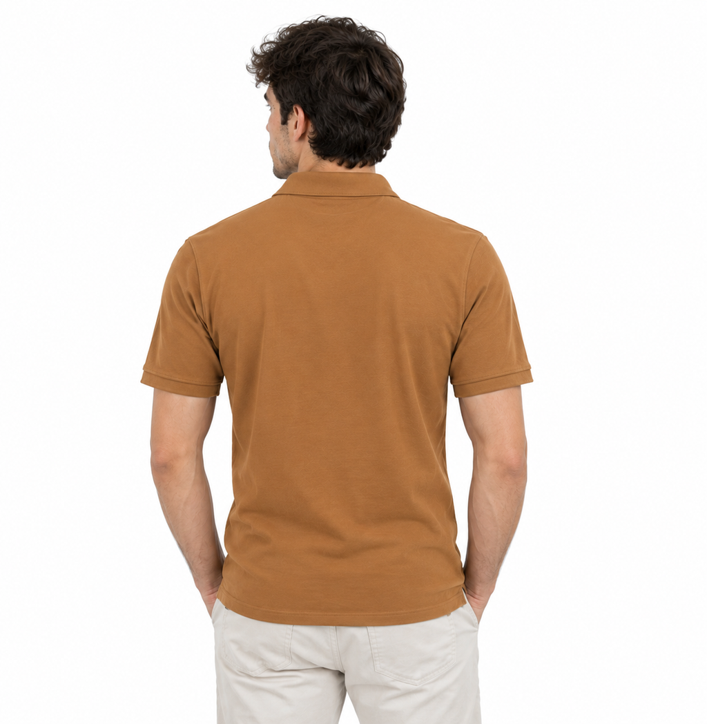Men's Plus Size Classic Fit Short Sleeve Polo Shirt